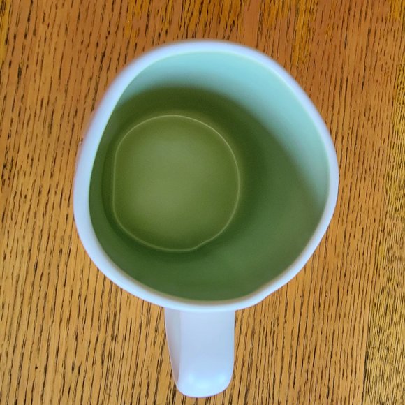 Rae Dunn Mug White Green Fall Y'All Autumn Farmhou - Picture 2 of 6